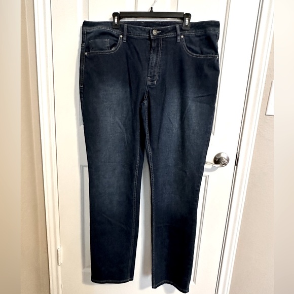 Buffalo David Bitton Jeans Uomo – Slim Gamba Dritta In Tessuto Elasticizzato, Lavaggi Moderni